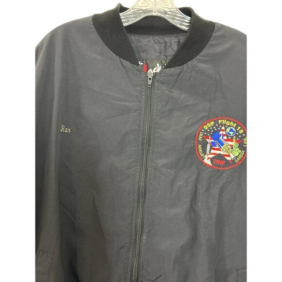 Men’s TRW Airlines Pilot Jacket Flight 18 Black Size XXL Sku 2648 - Picture 4 of 16